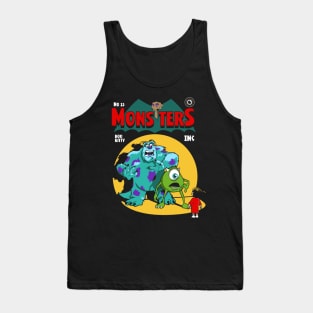 Mons-ters Inc Comic Tank Top